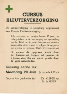 J2 Wijkverpleging Doesburg Cursus kleuterverzorging Vanaf maandag 20 juni Pniël, Doesburg