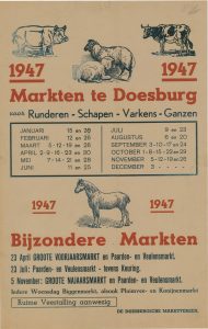 D1 Doesburgse Marktvereniging - Marktkalender 1947